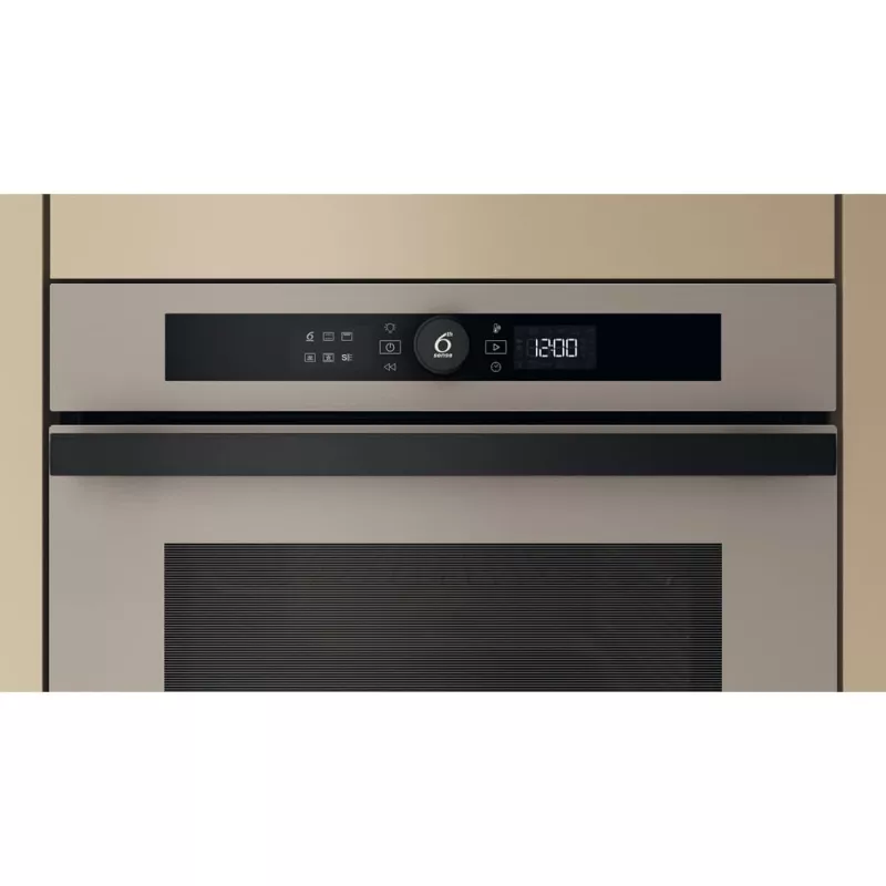 Horno de empotrar WHIRLPOOL WOI4S8HM2SEA 6th Sense Hid Steam+ Urban beige