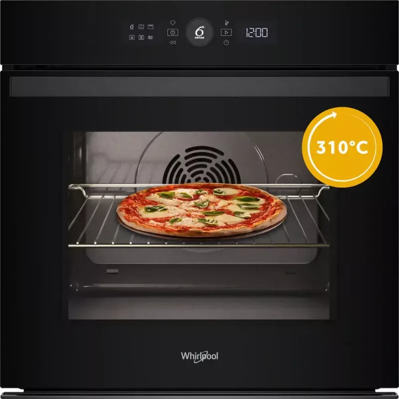 Horno de empotrar Whirlpool WOI4S8PM0SBA 73 L negro eléctrico control táctil