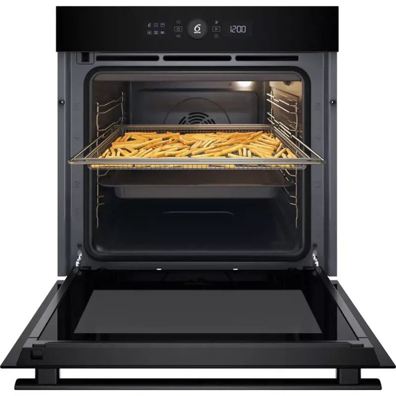 Horno de empotrar Whirlpool WOI4S8PM0SBA 73 L negro eléctrico control táctil