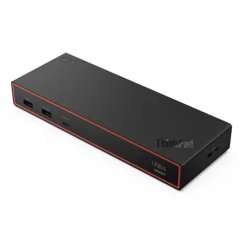 Docking station Lenovo ThinkPad USB4 Smart Dock 5500 – host USB4, 4x USB-A Gen2, HDMI, Gigabit Ethernet, fuente de alimentación 135W, Eclipse negro