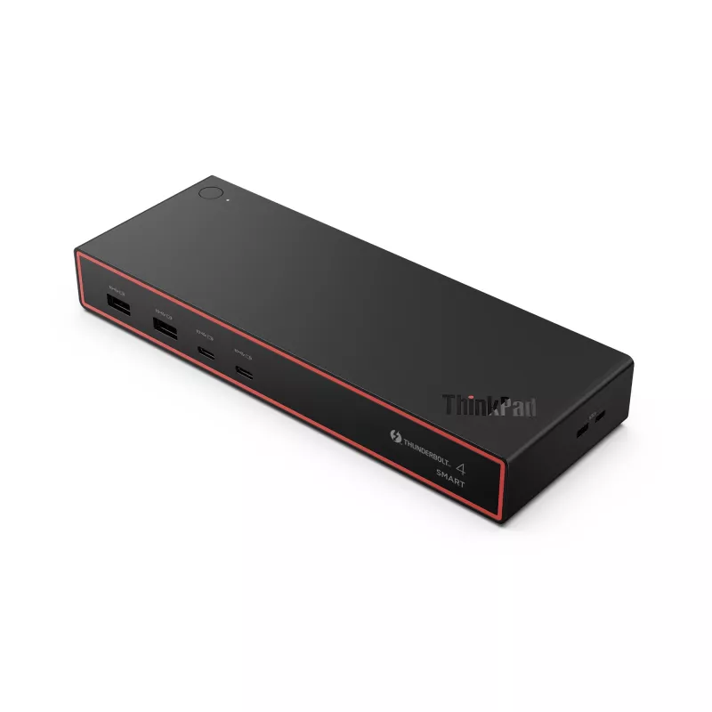 Lenovo ThinkPad Thunderbolt 4 Smart Dock Gen2 7500 con cable negro 100W Power Delivery 2500Mbit/s