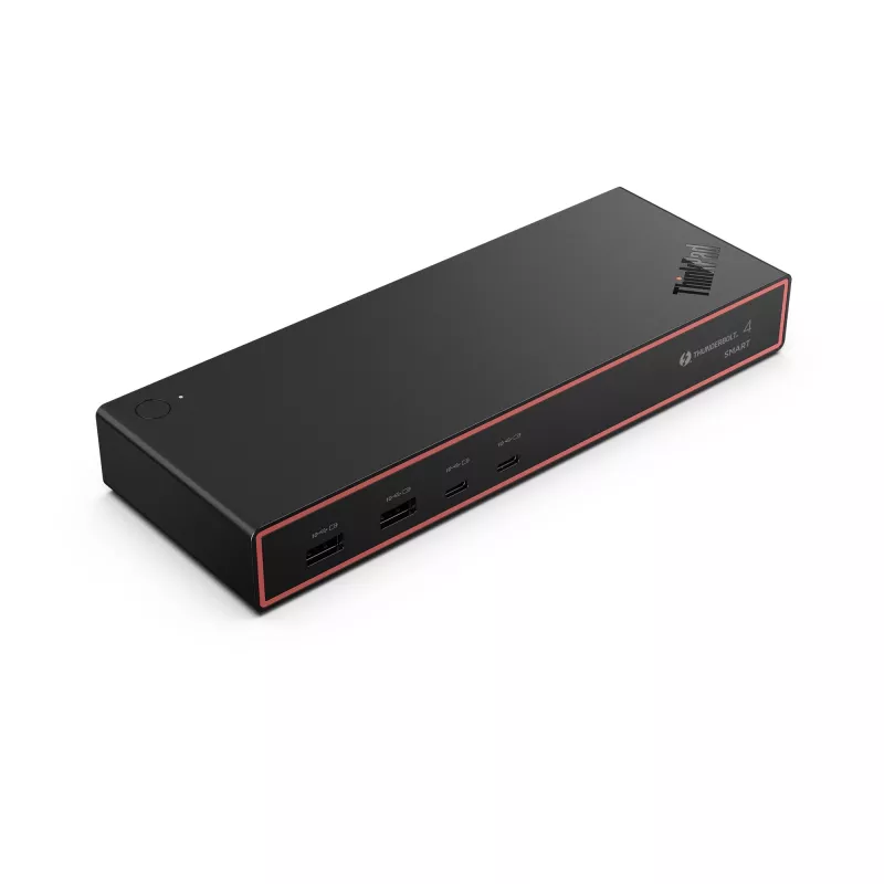 Lenovo ThinkPad Thunderbolt 4 Smart Dock Gen2 7500 con cable negro 100W Power Delivery 2500Mbit/s