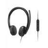 Lenovo VoIP Headset 5000 auricular con cable diadema oficina/call center USB Type-C negro