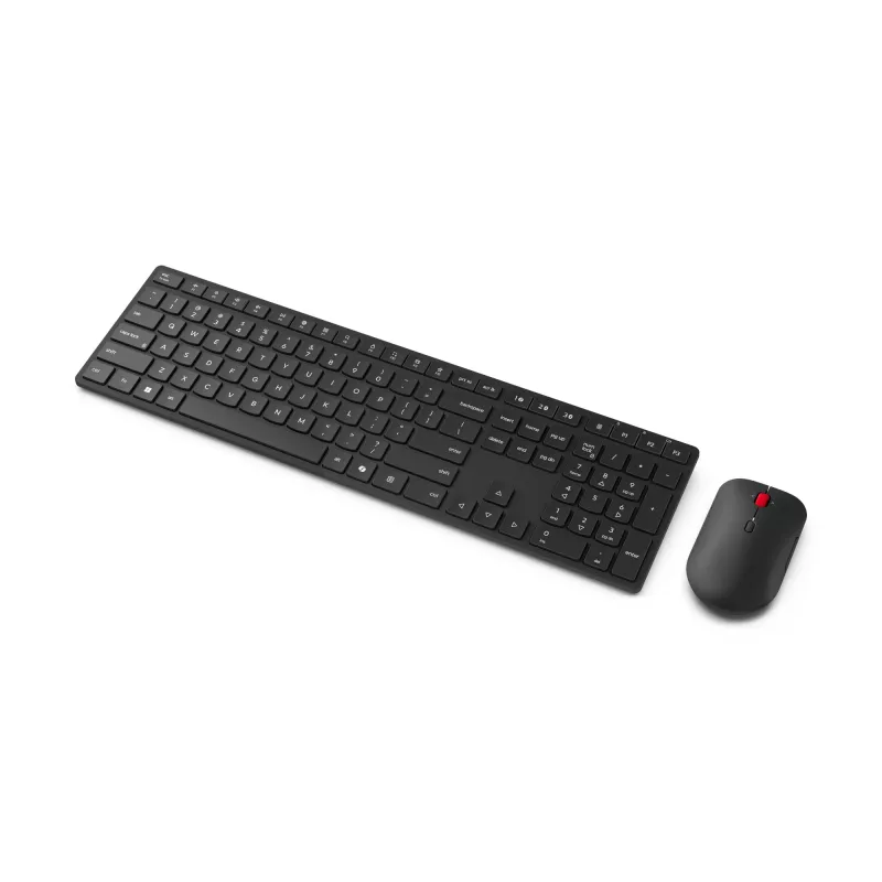 Lenovo 4X31S04848 teclado ratón incluido oficina RF Wireless + Bluetooth inglés US negro