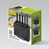 Cuchillo de cocina Maestro MR-1412-negro set de cuchillo y tabla