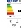 Frigorífico combi MPM MPM-182-KB-39, independiente 182 L (121 L frigorífico / 52 L congelador), negro, congelador inferior, puerta reversible