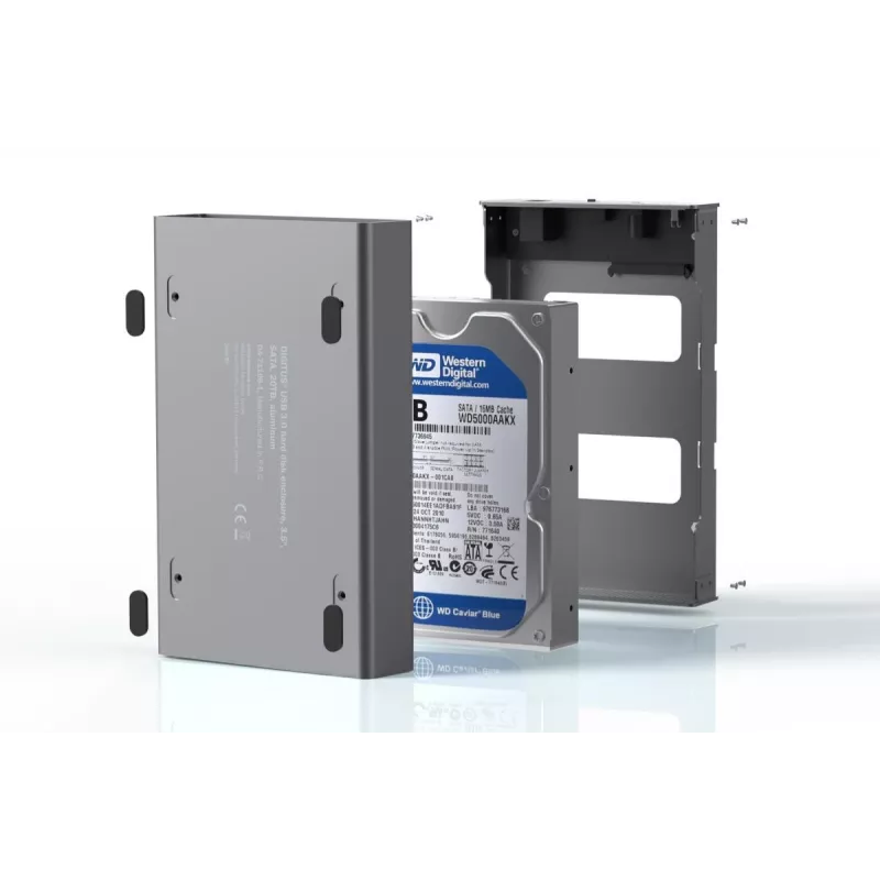 Carcasa para HDD Digitus DA-71106-1 USB 3.0 3,5 inch SATA 16TB aluminio