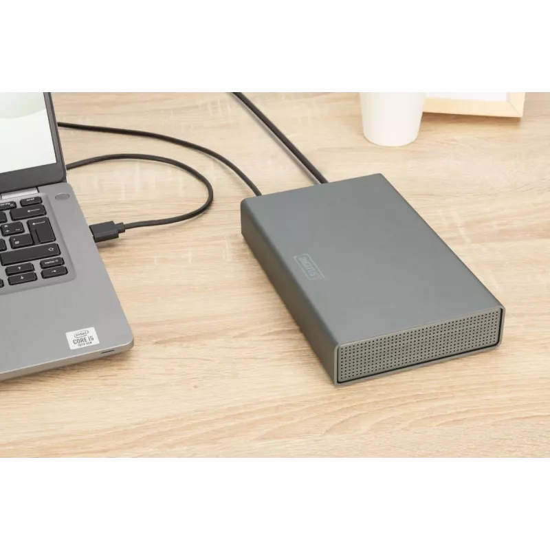 Carcasa para HDD Digitus DA-71106-1 USB 3.0 3,5 inch SATA 16TB aluminio