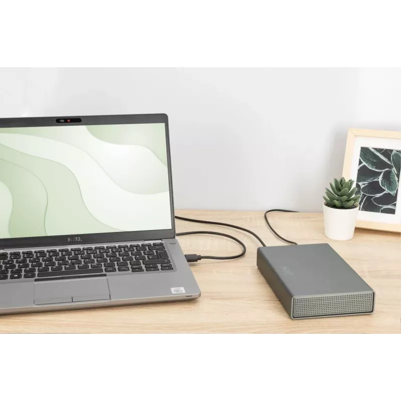 Carcasa para HDD Digitus DA-71106-1 USB 3.0 3,5 inch SATA 16TB aluminio
