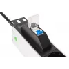 DIGITUS DN-95439 PDU de aluminio para rack de 19 pulgadas 1U, 7 tomas Schuko, interruptor automático, 16 A, 4000 W, 230 V, 50/60 Hz, cable de 1,8 m