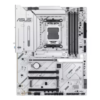 Placa base ASUS X870 MAX GAMING WIFI7 W ATX — AMD X870, socket AM5, DDR5, 4 DIMM, Wi‑Fi 7, 2,5Gb LAN