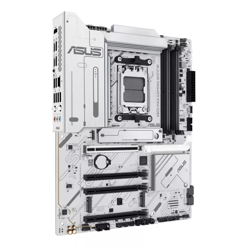 Placa base ASUS X870 MAX GAMING WIFI7 W ATX — AMD X870, socket AM5, DDR5, 4 DIMM, Wi‑Fi 7, 2,5Gb LAN