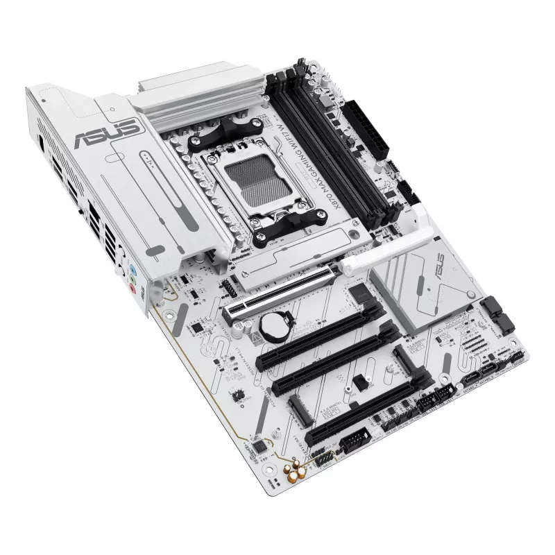 Placa base ASUS X870 MAX GAMING WIFI7 W ATX — AMD X870, socket AM5, DDR5, 4 DIMM, Wi‑Fi 7, 2,5Gb LAN
