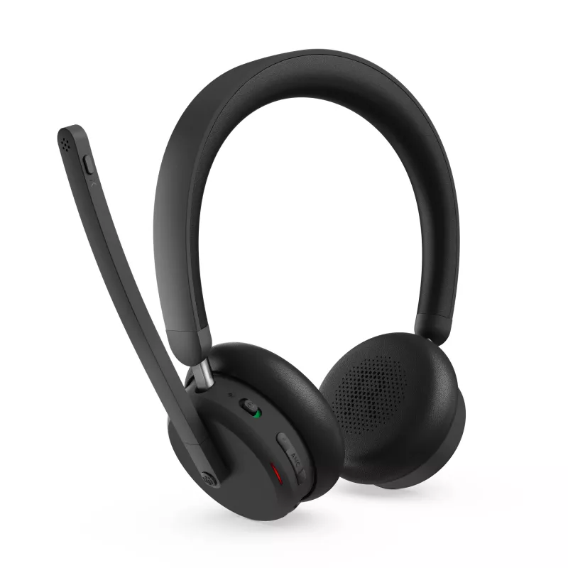 Auriculares con ANC Lenovo 6550 inalámbricos diadema oficina/callcenter USB Type-C Bluetooth negro