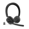 Auriculares con ANC Lenovo 6550 inalámbricos diadema oficina/callcenter USB Type-C Bluetooth negro