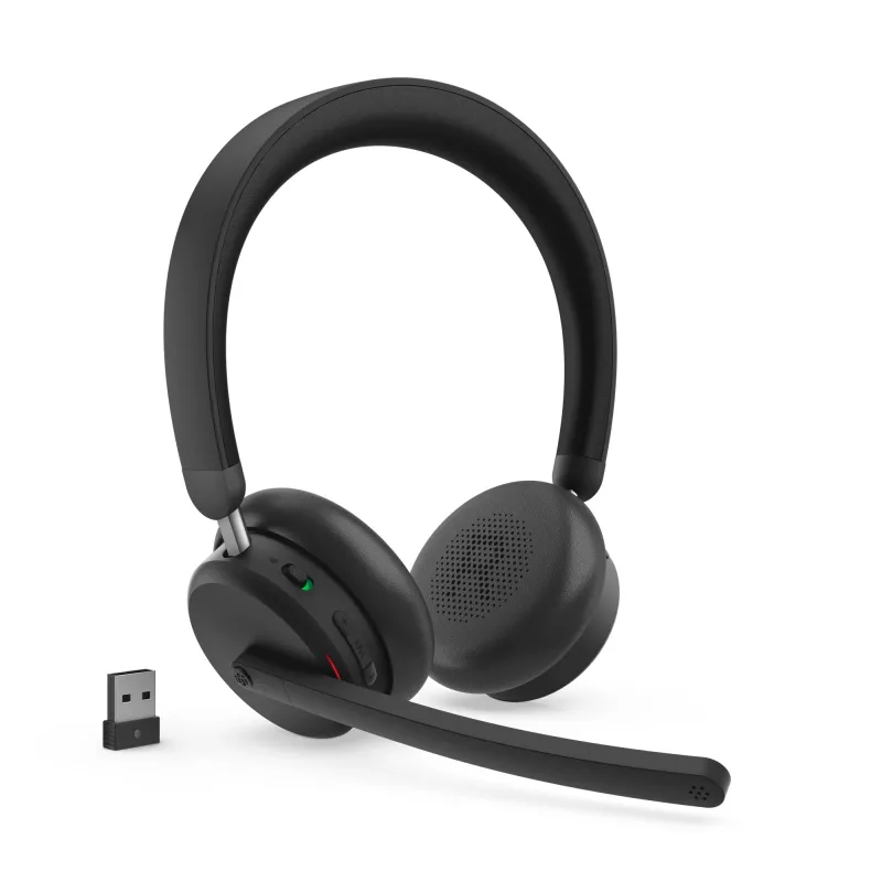 Auriculares con ANC Lenovo 6550 inalámbricos diadema oficina/callcenter USB Type-C Bluetooth negro