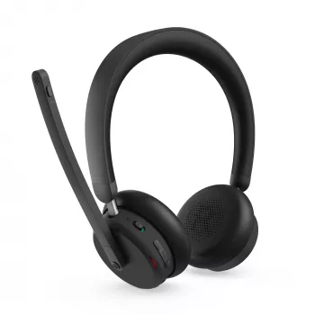 Auriculares Lenovo 6550 inalámbricos diadema oficina/callcenter USB Type-C Bluetooth negro