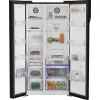 Frigorífico side-by-side Beko GN163140ZGBN independiente 558 L negro