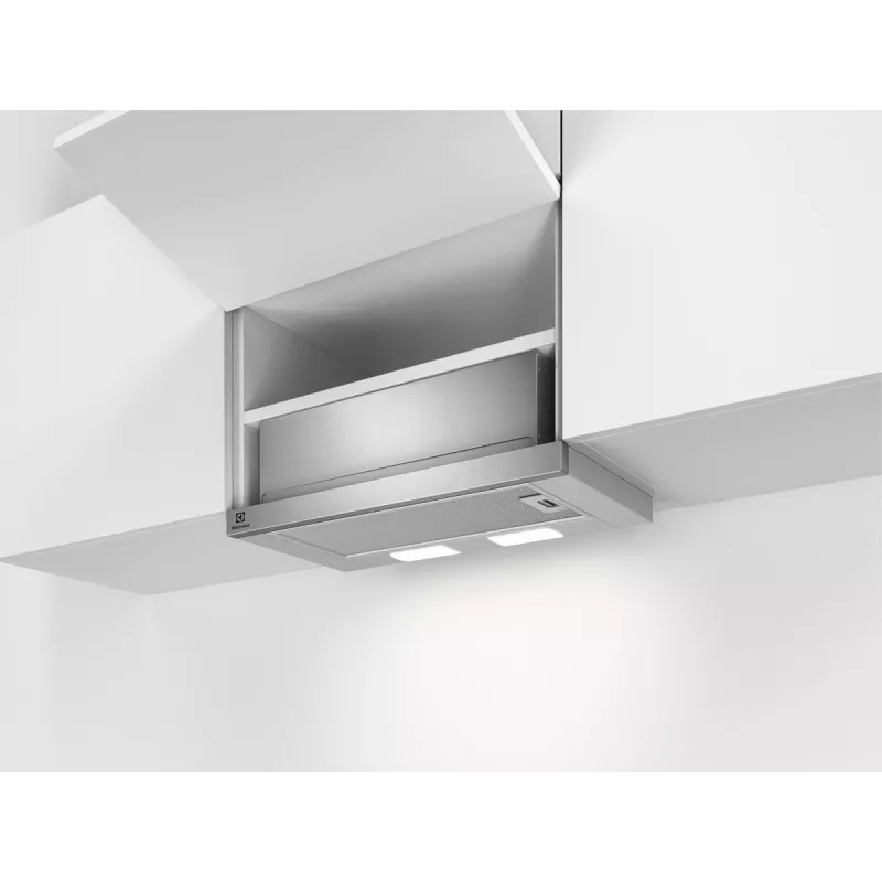 Campana extractora integrable Electrolux LFP326S, 598 mm, filtro de grasa de aluminio, 410 m³/h