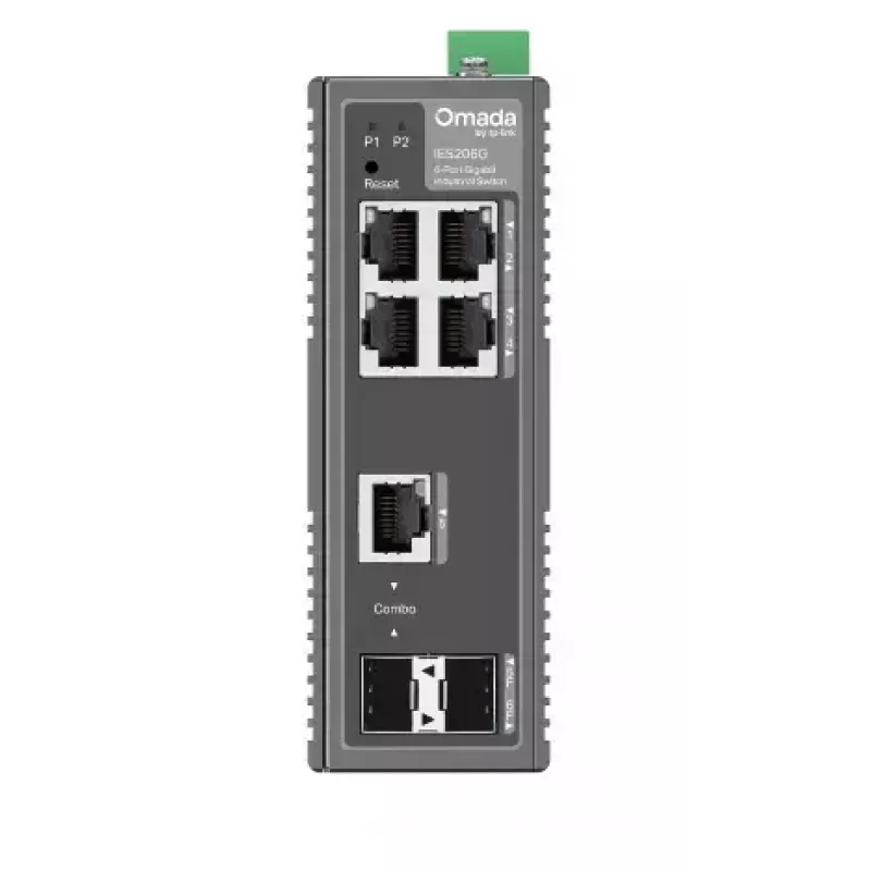 Switch de red TP-Link Omada IES206G Managed Gigabit Ethernet (10/100/1000) negro