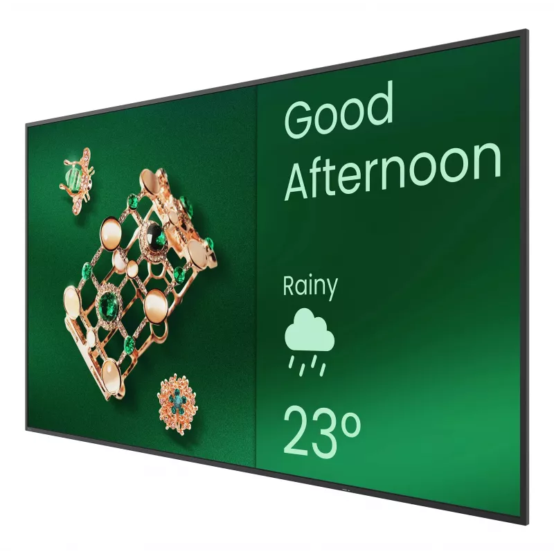 Pantalla plana digital signage BenQ ST4304 109,2 cm (43 pulgadas) 350 cd/m² 4K Ultra HD negra procesador integrado Android 14 18/7