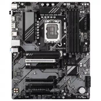 Placa base GIGABYTE B760 DS3H WIFI6E GEN5 - Compatible con CPUs Intel Core de 14.ª gen, VRM digital de 8+2+1 fases, hasta 5600MHz DDR5, 2xPCIe 4.0 M.2, Wi-Fi 6E, 1GbE LAN, USB 3.2 Gen 2x2