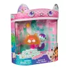 La casa de muñecas de Gabby: La película, MerCat y Kitty Jellyfish, figuras de juego con 2 accesorios, juguete infantil para niñas y niños a partir de 3 años