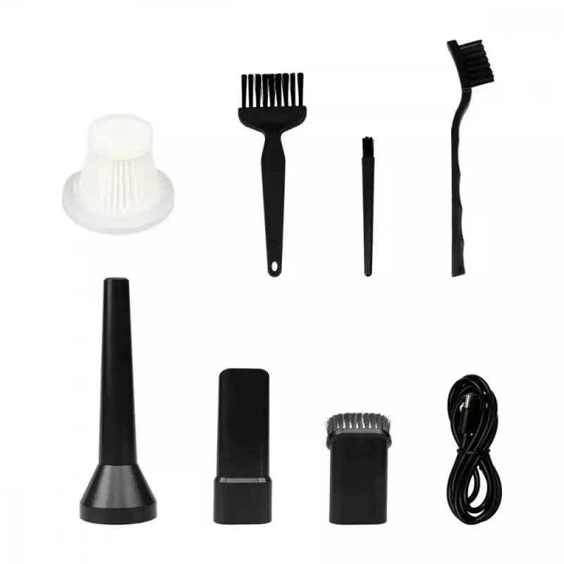 Soplador mini MEDIA-TECH MT6538 2 EN 1 Jet Air Duster — limpiador de mano inalámbrico, 2000 mAh, 65 W, 2500 l/min, 7000 Pa