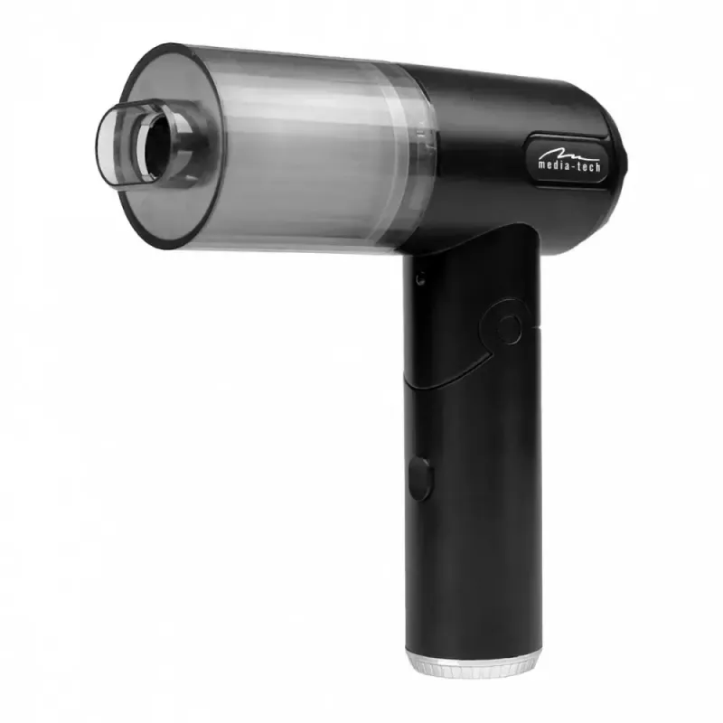 Soplador mini MEDIA-TECH MT6538 2 EN 1 Jet Air Duster — limpiador de mano inalámbrico, 2000 mAh, 65 W, 2500 l/min, 7000 Pa