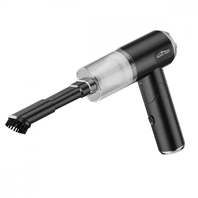 Soplador mini MEDIA-TECH MT6538 2 EN 1 Jet Air Duster — limpiador de mano inalámbrico, 2000 mAh, 65 W, 2500 l/min, 7000 Pa