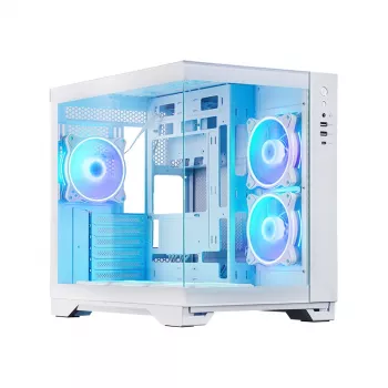 Caja de ordenador Chieftec GM-30W-TG-OP Cube blanca