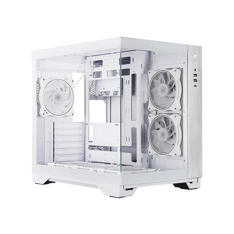 Caja de ordenador Chieftec GM-30W-TG-OP Cube blanca