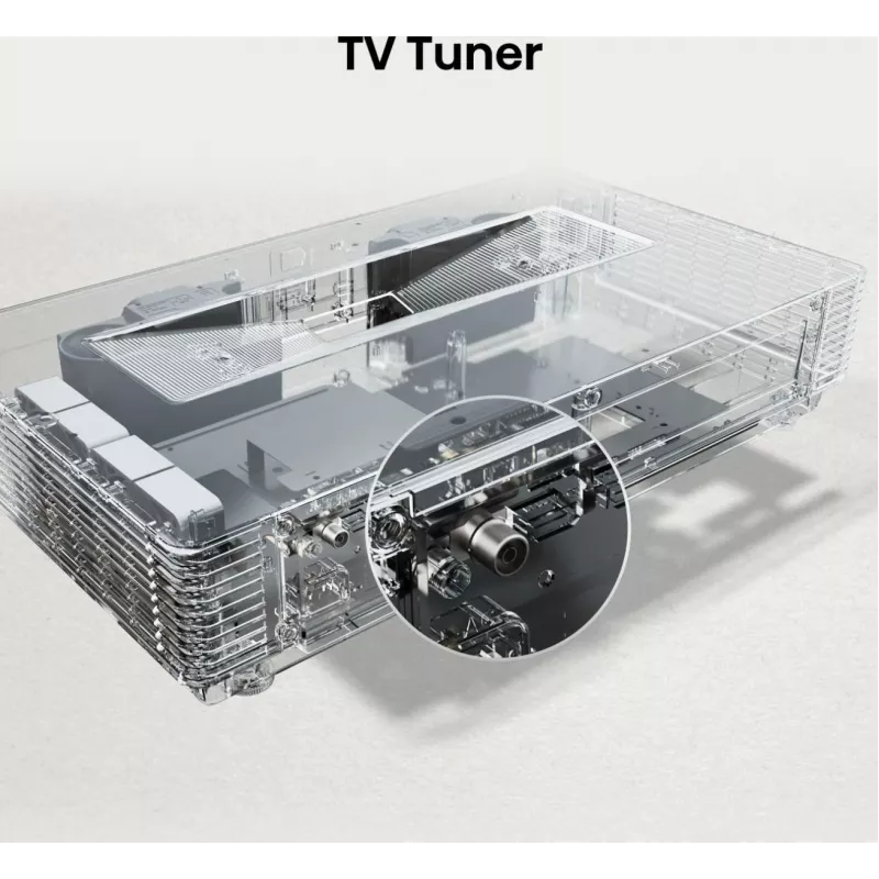 Televisor de proyección Hisense 120L5ND proyector de ultra corta distancia 2700 lúmenes ANSI DLP UHD 4K (3840x2160) negro, plata 3D