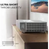 Televisor de proyección Hisense 120L5ND proyector de ultra corta distancia 2700 lúmenes ANSI DLP UHD 4K (3840x2160) negro, plata 3D