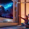 Televisor de proyección Hisense 120L5ND proyector de ultra corta distancia 2700 lúmenes ANSI DLP UHD 4K (3840x2160) negro, plata 3D