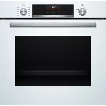 Horno eléctrico empotrable Bosch Serie 6 HBG536EW4 — 71 L, 3400 W, blanco, EasyClean, 10 programas automáticos