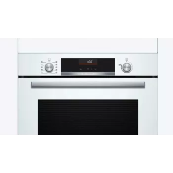 Horno eléctrico empotrable Bosch Serie 6 HBG536EW4 — 71 L, 3400 W, blanco, EasyClean, 10 programas automáticos