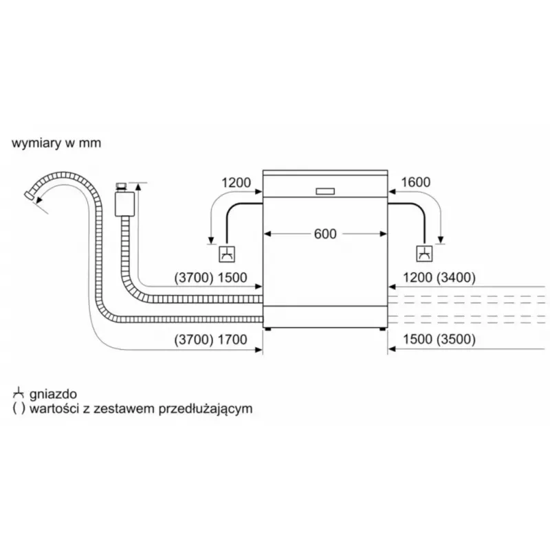 Lavavajillas integrable Bosch SMU2HVS06E — 60 cm totalmente integrado, 14 cubiertos, 5 programas, secado por intercambiador de calor