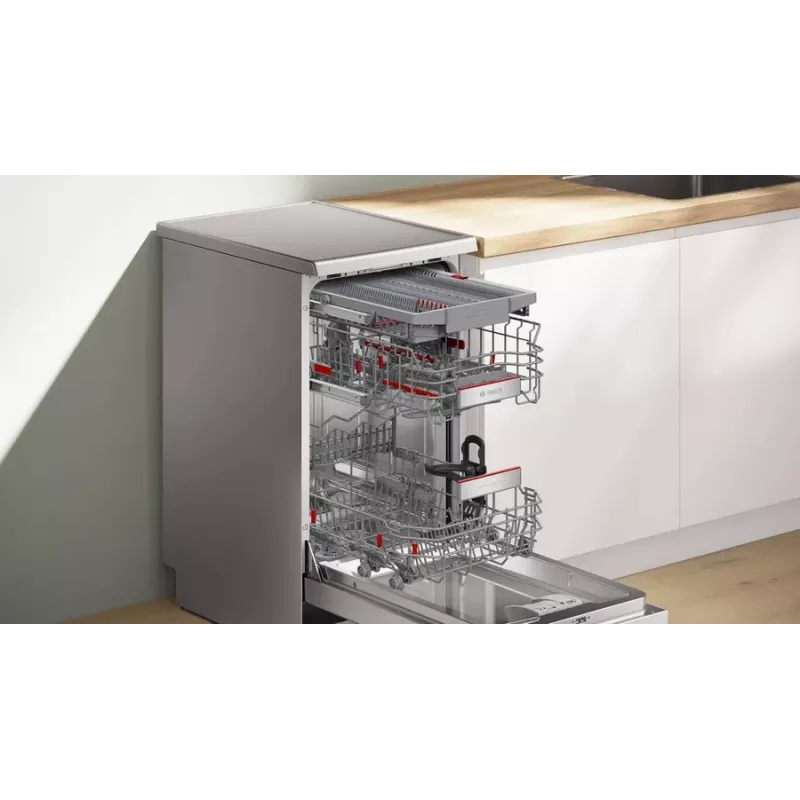 Lavavajillas independiente Bosch Serie 6 SPS6EMI21E — Slimline 45 cm, 10 cubiertos, 8 programas, clase de eficiencia energética B