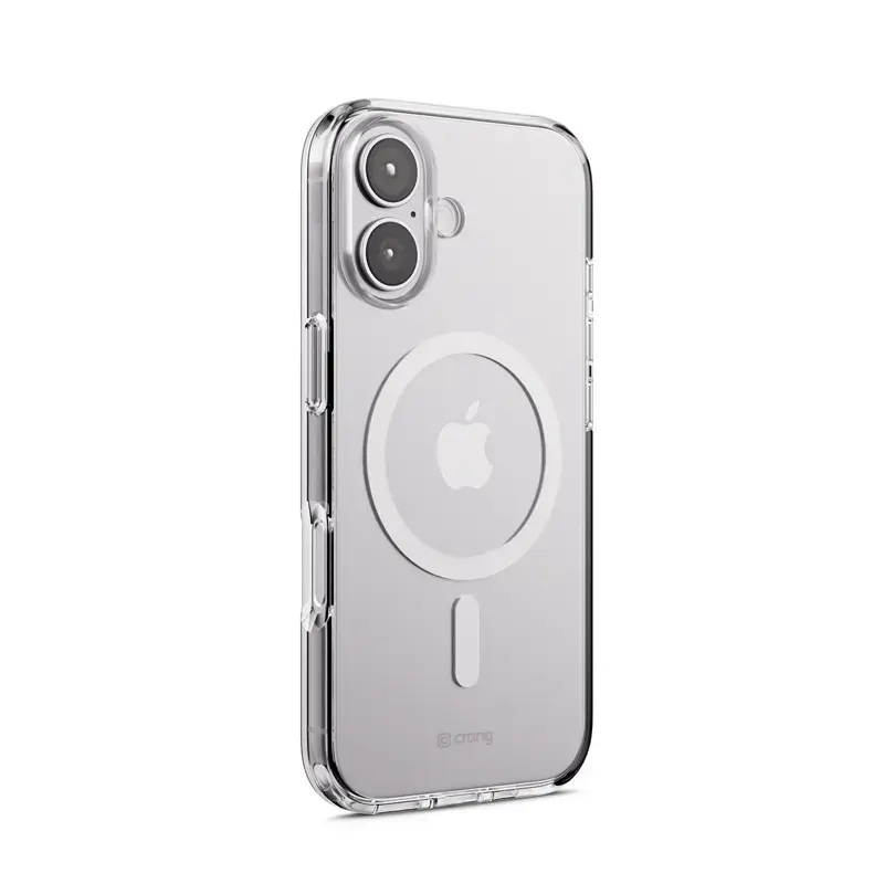 Funda Crong Clear MAG Cover con MagSafe para iPhone 17 transparente CRGCLRMIP1763TRS