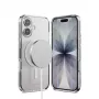 Funda Crong Clear MAG Cover con MagSafe para iPhone 17 transparente CRGCLRMIP1763TRS