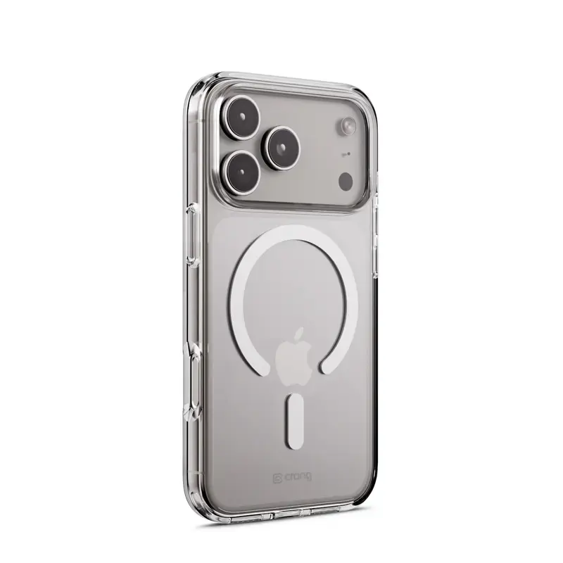 Funda Crong Clear MAG Cover con MagSafe para iPhone 17 Pro Transparente CRGCLRMIP1763PTRS