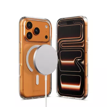 Funda Crong Clear MAG Cover con MagSafe para iPhone 17 Pro Transparente CRGCLRMIP1763PTRS