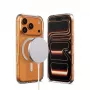 Funda Crong Clear MAG Cover con MagSafe para iPhone 17 Pro Transparente CRGCLRMIP1763PTRS