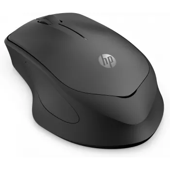 Ratón inalámbrico HP 280 Silent, para diestros, óptico, RF inalámbrico, negro