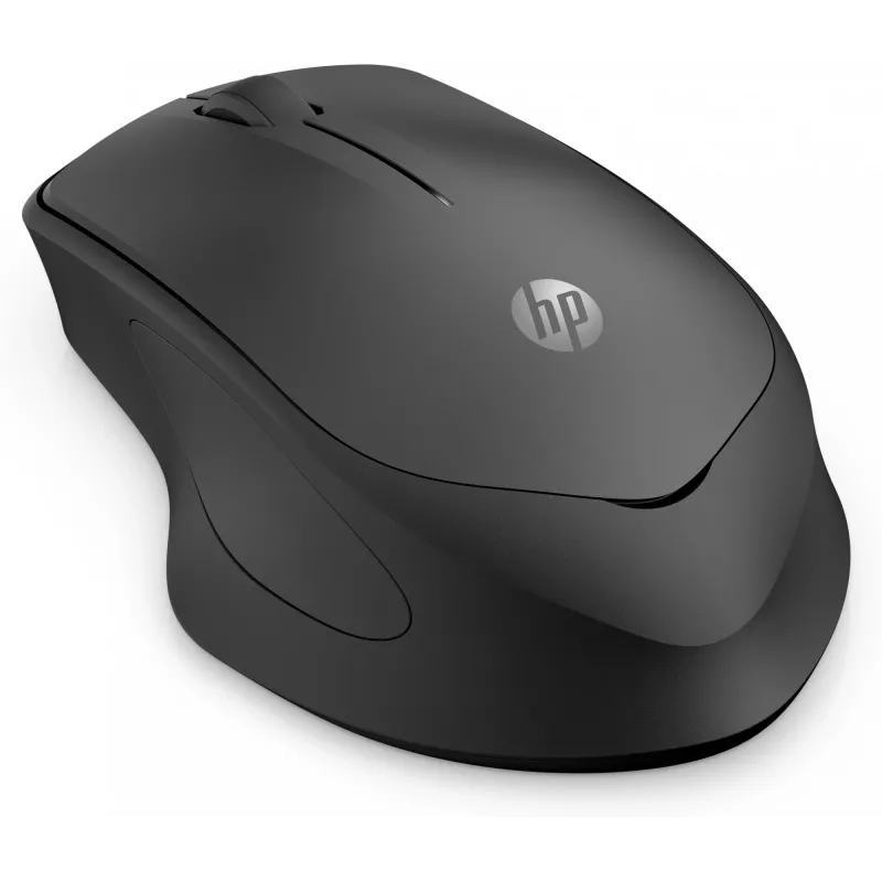 Ratón inalámbrico HP 280 Silent, para diestros, óptico, RF inalámbrico, negro