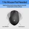 Ratón inalámbrico HP 280 Silent, para diestros, óptico, RF inalámbrico, negro