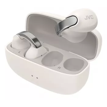 Auriculares JVC HA-NP1T True Wireless Stereo (TWS) ear-clip-on llamadas/música USB Type-C Bluetooth plateados, blancos