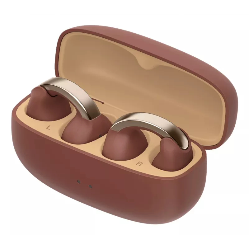 Auriculares JVC HA-NP1T True Wireless Stereo (TWS) ear-clip llamadas/música USB Type-C Bluetooth marrones, plateados