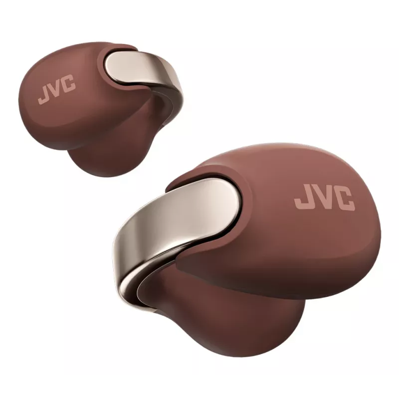 Auriculares JVC HA-NP1T True Wireless Stereo (TWS) ear-clip llamadas/música USB Type-C Bluetooth marrones, plateados